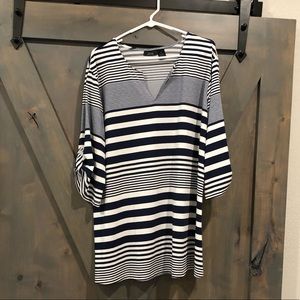 Oversized Striped Tunic